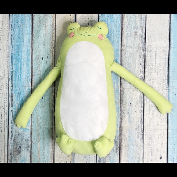 Toreba Exclusive Huggable Frog Resting Pillow Big - Picture 1 of 6